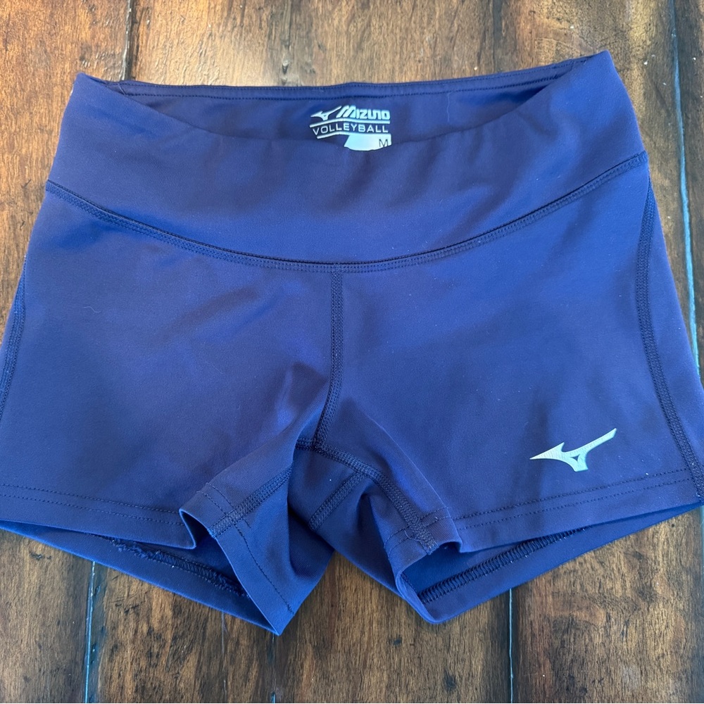 Mizuno Women's Navy Volleyball Shorts - Size M